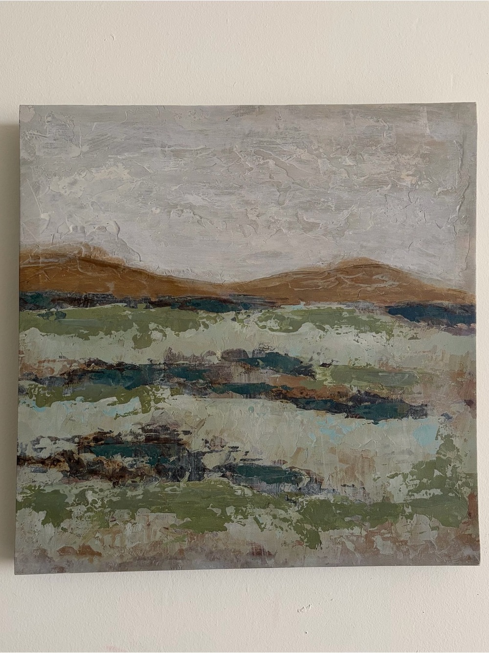 Landscape Wall Art in Green and Brown